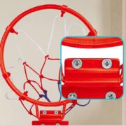 Cesta De Basquete Infantil Tabela 40cm Retratil Porta Parede - Imagem 6