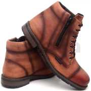 Bota Coturno Masculino Couro Legitimo Confortável - Imagem 6