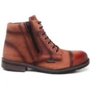 Bota Coturno Masculino Couro Legitimo Confortável - Imagem 7