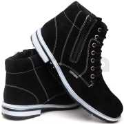 Bota Coturno Masculino Couro Legitimo Confortável - Imagem 9