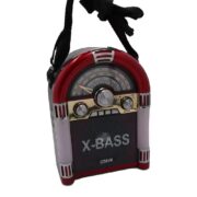 Mini Rádio Jukebox Retrô Bluetooth Usb Sd Am Fm Madeira Mdf - Imagem 4