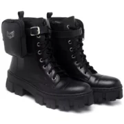 Bota Coturno Feminina Tratorada Flatform Cano Curto Modelo Outono Inverno Classico Com Bag Dudadias - Imagem 3