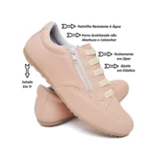 Tênis Mocatênis Feminino Antiderrapante Confortável Leve - Imagem 2