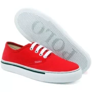 Tênis Feminino Casual Basico de Amarrar Cano Baixo Confortável - Imagem 9