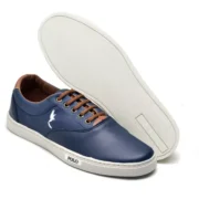 Tênis Casual Masculino Homem Couro Ecológico Moderno - Imagem 3