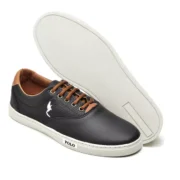 Tênis Casual Masculino Homem Couro Ecológico Moderno - Imagem 9