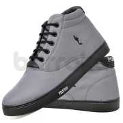 Tenis Sapatenis Masculino Casual Botinha Cano Alto Confortável Variedade Estiloso - Imagem 2