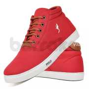 Tenis Sapatenis Masculino Casual Botinha Cano Alto Confortavel Variedade Estiloso Polo Blu - Imagem 10