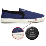 Tenis Sapatenis Masculino Slip On Confortável Fácil de Calçar Sem Cadarço - Imagem 4
