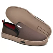 Tenis Sapatenis Masculino Slip On Confortável Fácil de Calçar Sem Cadarço - Imagem 8