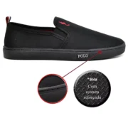 Tenis Sapatenis Masculino Slip On Confortável Fácil de Calçar Sem Cadarço - Imagem 7