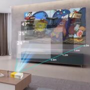 Projetor Led 60 Polegadas Hdmi Full Hd 600 Lumens Multimidia - Imagem 3