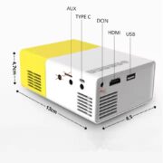 Projetor Led 60 Polegadas Hdmi Full Hd 600 Lumens Multimidia - Imagem 7