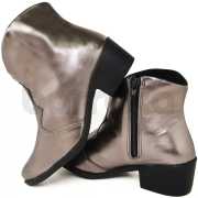Bota Western Feminina Cano Médio Couro sintético