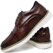 Sapato Masculino Oxford Casual Moderno Estiloso - Imagem 6