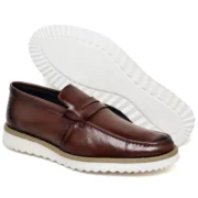 Sapato Masculino Oxford Casual Moderno Luxo Elegante - Imagem 5