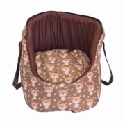 Bolsa Pet Amora 2 Em 1 Impermeavel Pop Dog Transporte Cor Avelã - Imagem 3