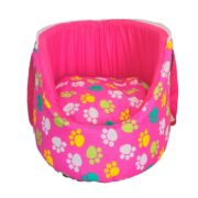 Bolsa Pet Amora 2 Em 1 Impermeavel Pop Dog Transporte Cor Pink - Imagem 3