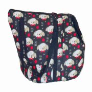 Bolsa Pet Amora 2 Em 1 Impermeável Pop Dog Transporte Cor Preto - Imagem 2