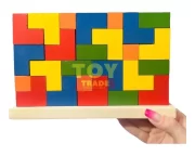 Blocos Encaixe Vertical Jr Educativo Didático 25pçs Toytrade - Imagem 5