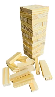 Toy Trade Caiu Perdeu 54pçs Único Com Suporte De Madeira Para Empilhar - Imagem 5