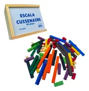 Escala Cuisenaire 68 Pçs Contador Escolar Infantil Toy Trade - Imagem 2