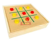 Jogo 6 Em 1 Xadrez Dama Ludo Dominó Trilha Velha Jr Toytrade - Imagem 2