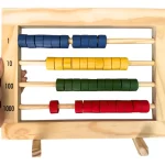Ábaco Fechado Madeira Contador Escolar Matemática Toy Trade