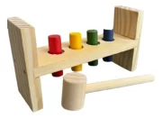 Baú Pedagógicos Com 10 Jogos De Madeira Brinquedos Educativo Toy Trade - Imagem 8