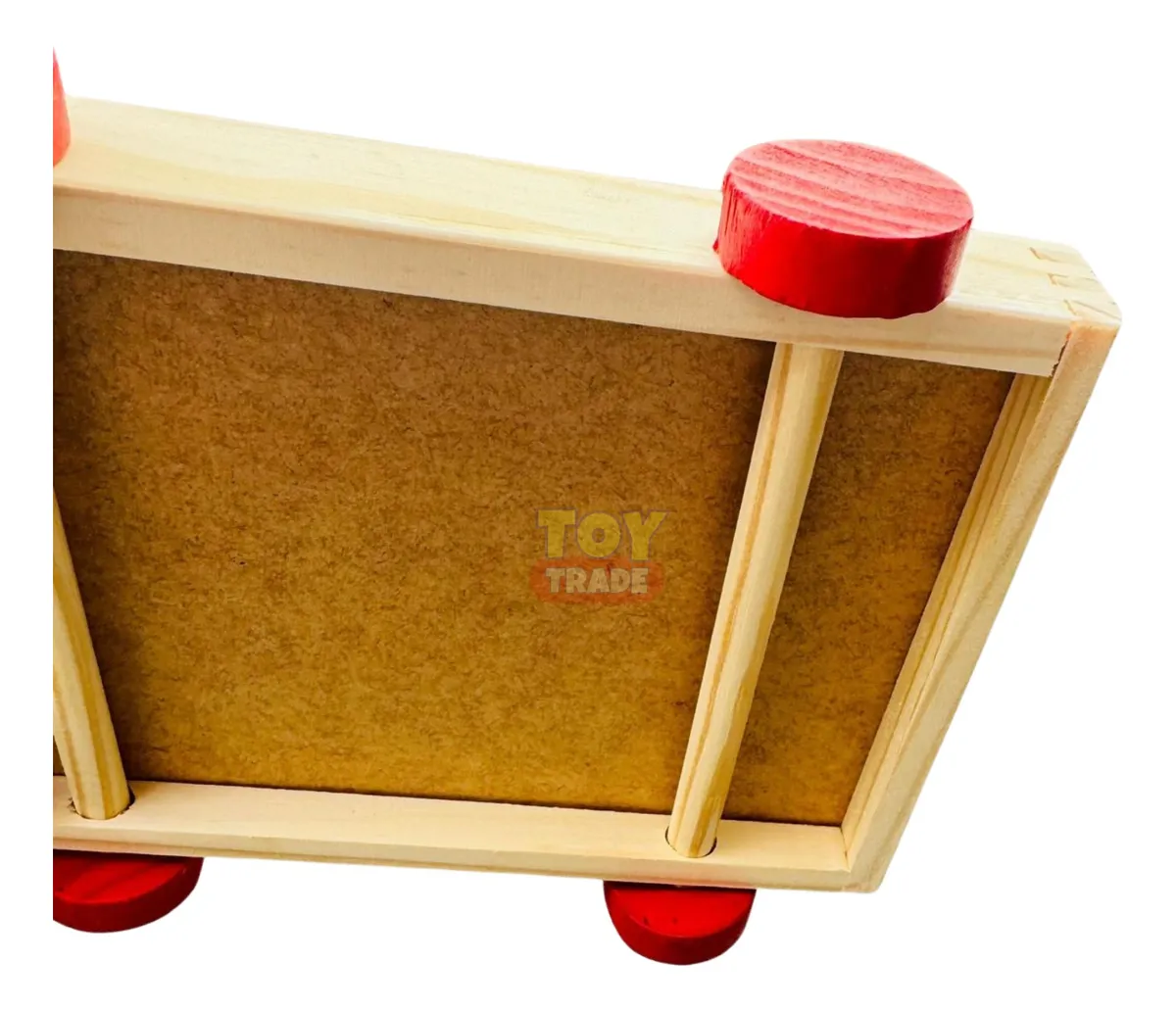 Carrinho Blocos De Montar Colorido 30pçs Brinquedo Toy Trade - Imagem 2