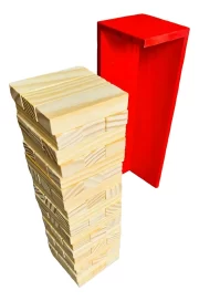 Toy Trade Caiu Perdeu 54pçs Único Com Suporte De Madeira Para Empilhar - Imagem 3