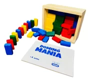 Dominó Mania Colorido 60 Peças Brinquedo Educativo Toy Trade - Imagem 6