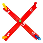 Jogo De Argolas Cruz Brinquedo Educativo Gincana Toy Trade - Imagem 3