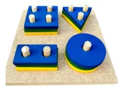 Prancha Seleção Jr 16pçs Jogo Educativo Pedagógico Toy Trade - Imagem 2