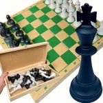 Xadrez Oficial 40cm Gigante Estojo Premium Madeira Toy Trade