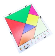 Tangram Quadro Quebra Cabeça Educativo Brinquedo Toy Trade - Imagem 7