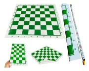 Tabuleiro De Xadrez Damas 46x46cm Napa Grande Dobrável 46cm