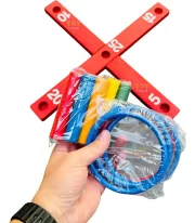 Jogo De Argolas Cruz Brinquedo Educativo Gincana Toy Trade - Imagem 4