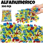 Alfanumérica 200pçs Letras, Números Alfabeto Educa Toy Trade