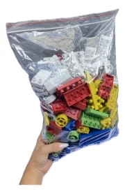 Blocos De Montar Tudo 200 Peças Infantil Multibloco Criativo - Imagem 5