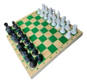 Xadrez Oficial 40cm Gigante Estojo Premium Madeira Toy Trade - Imagem 4