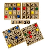 Bingo De Letras 281pçs Alfabetização Com 15 Cartelas Escolar - Imagem 2