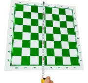 Tabuleiro De Xadrez Damas 46x46cm Napa Grande Dobrável 46cm - Imagem 4