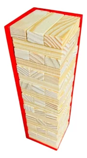 Toy Trade Caiu Perdeu 54pçs Único Com Suporte De Madeira Para Empilhar - Imagem 4