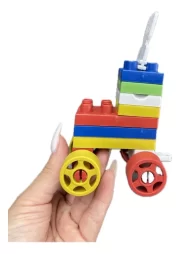 Blocos De Montar Tudo 200 Peças Infantil Multibloco Criativo - Imagem 8