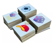 Jogo Da Memória Objetos Com 40 Peças Brinquedo Alfabetização - Imagem 5