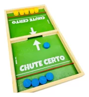 Jogo Chute Certo Puck Game Tabuleiro Mesa Madeira Toy Trade - Imagem 5