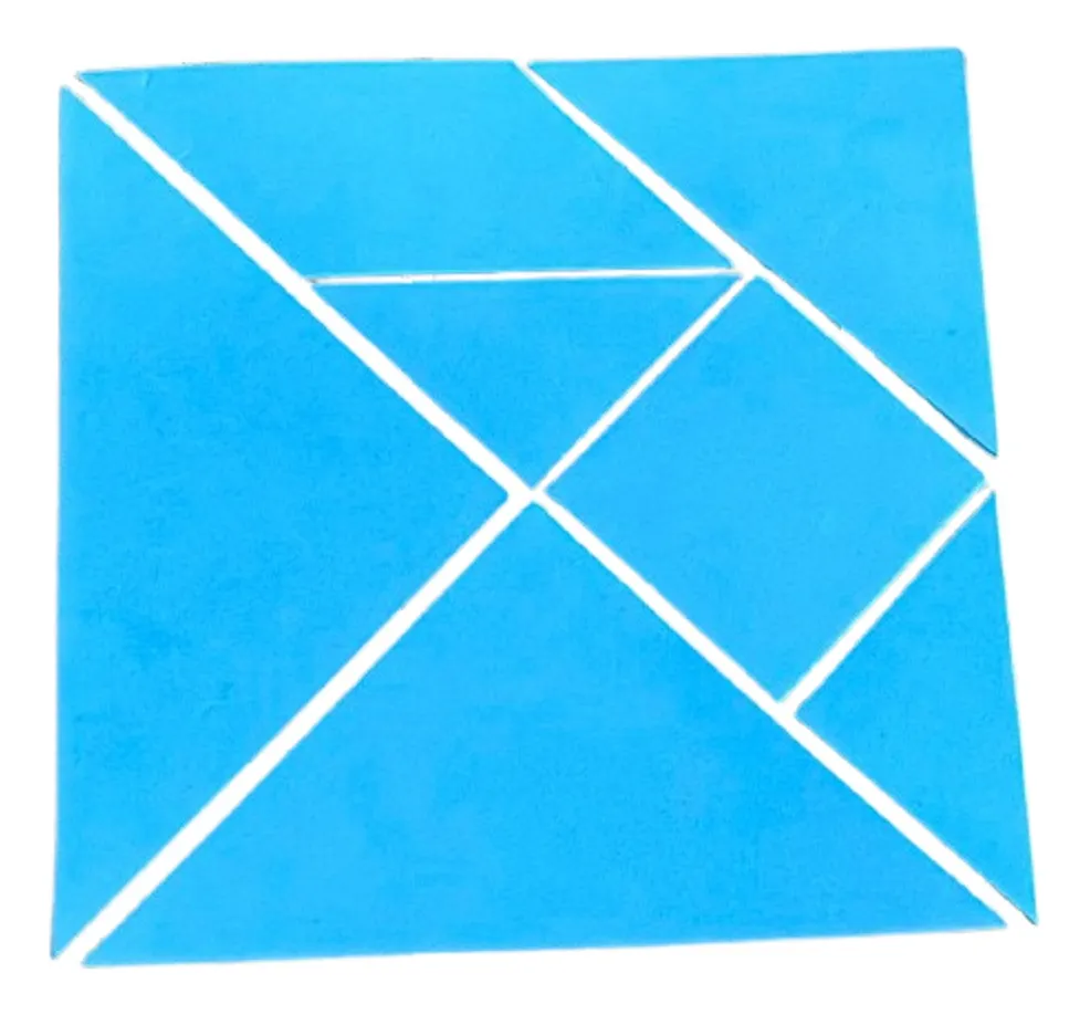 Tangram 70 Peças Eva Colorido 10 Jogos Educativo - Toy Trade - Imagem 4