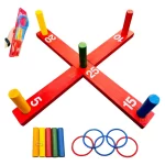 Jogo De Argolas Cruz Brinquedo Educativo Gincana Toy Trade