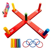 Jogo De Argolas Cruz Brinquedo Educativo Gincana Toy Trade